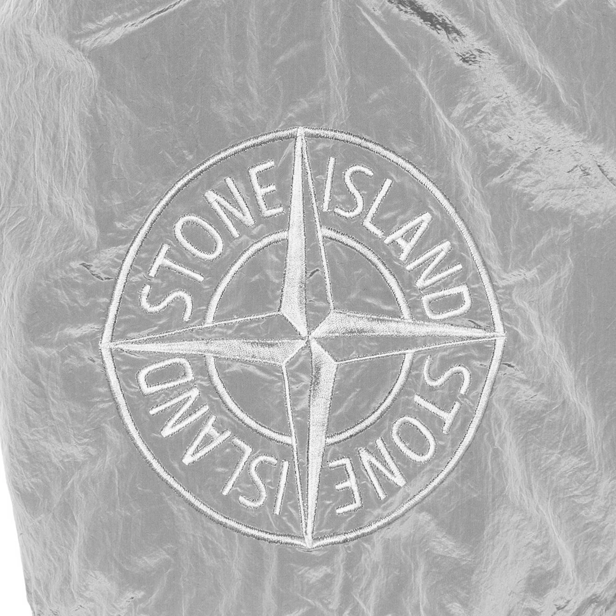 Stone Island Mens Nylon Metal Swim Shorts Grey - Image 3