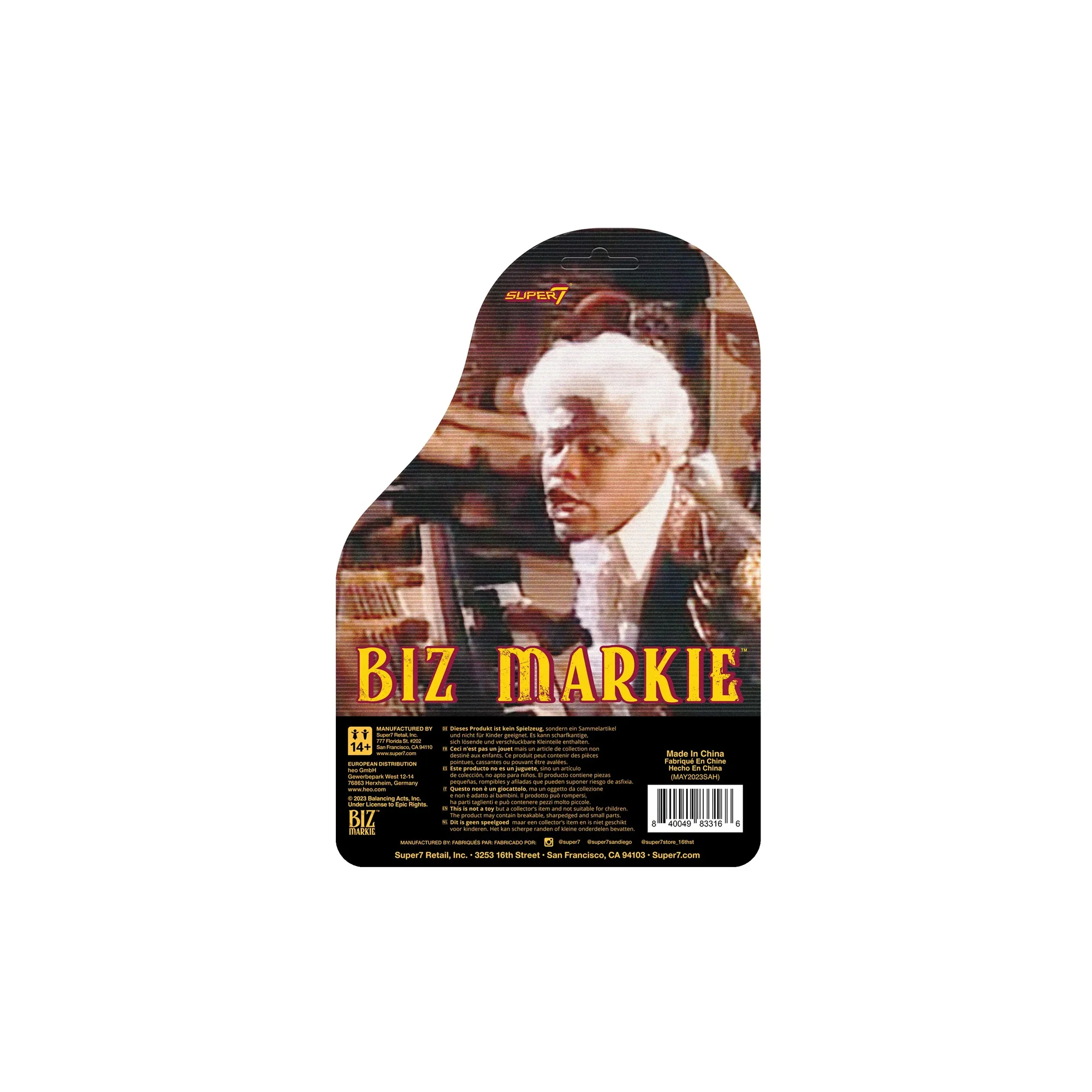 Super7 ReAction Figures Wave 02 Biz Markie (Just A Friend) Figure OS - Image 4
