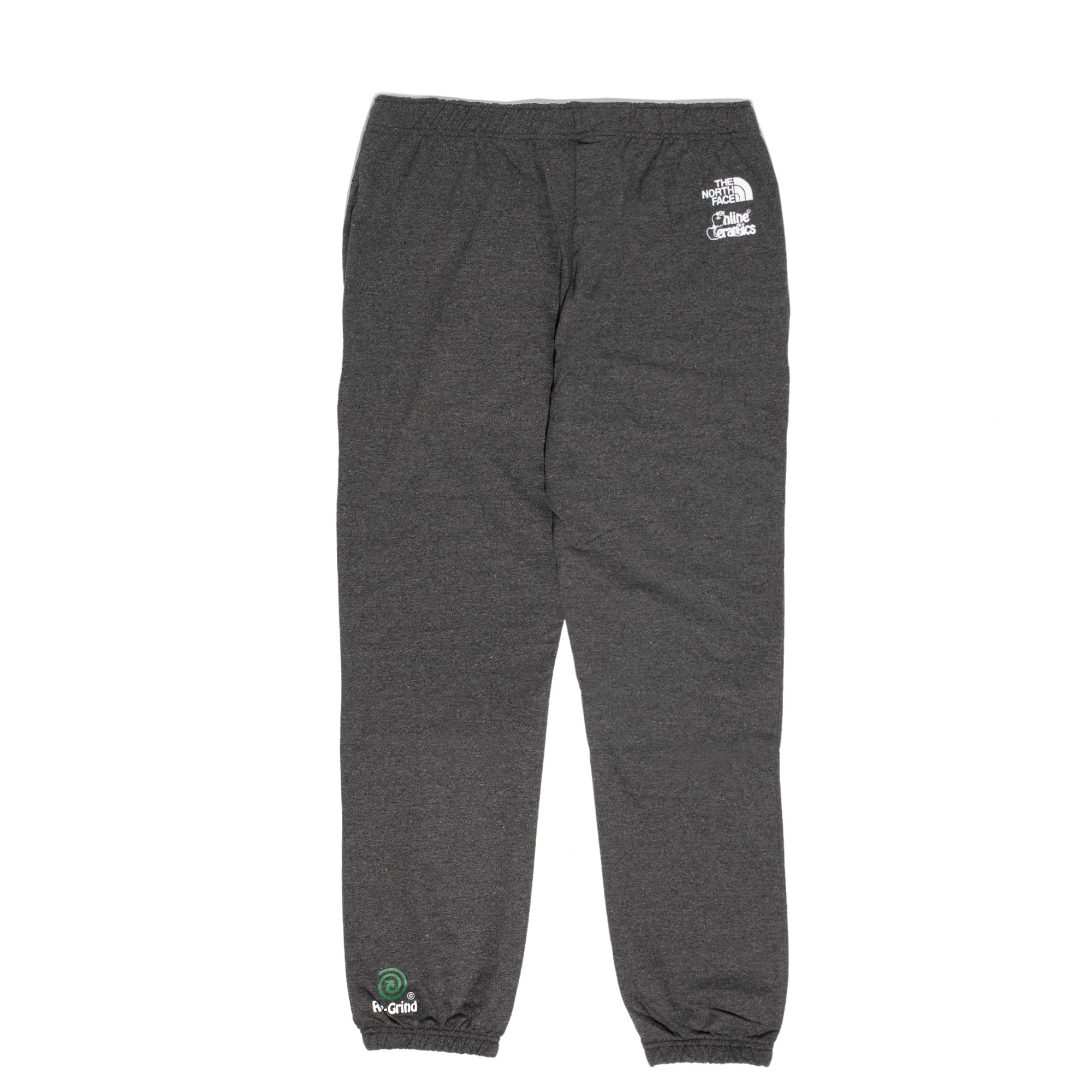 The North Face X Online Ceramics Mens Graphic Sweatpants Black Regrind - Image 2