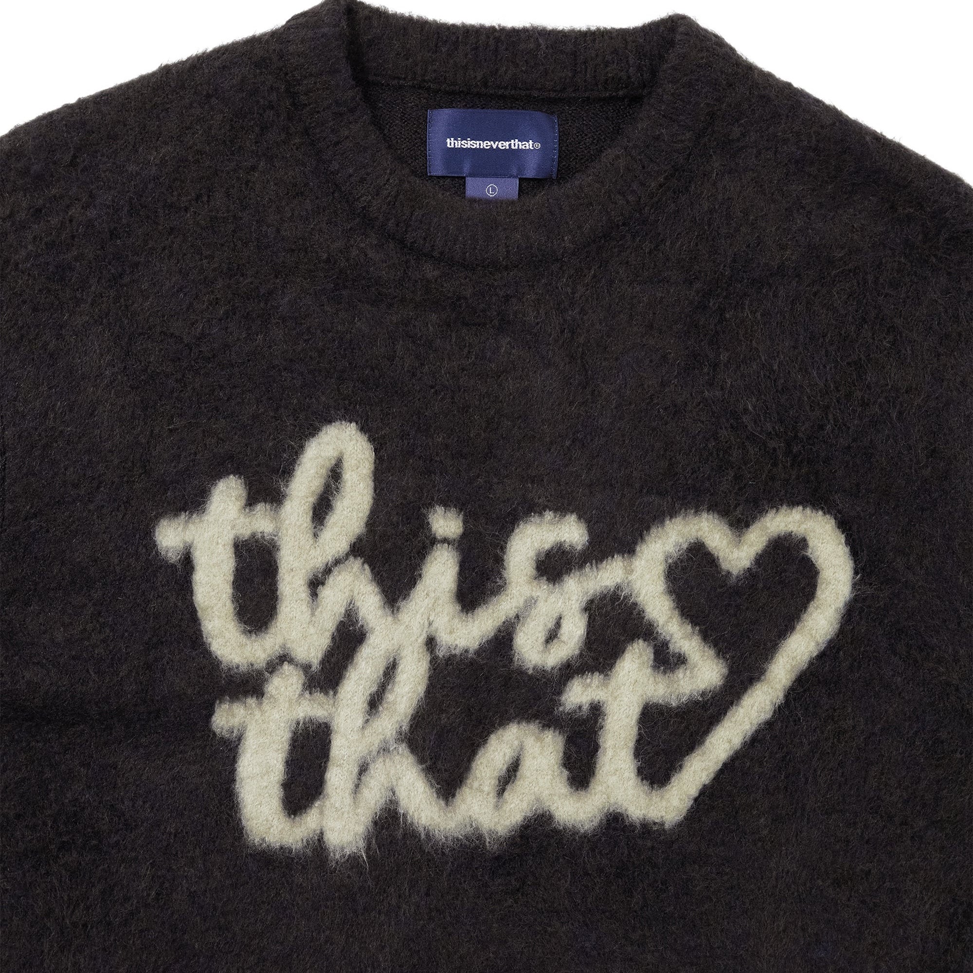 Thisisneverthat Mens Heart Logo Knit Sweater - Image 2