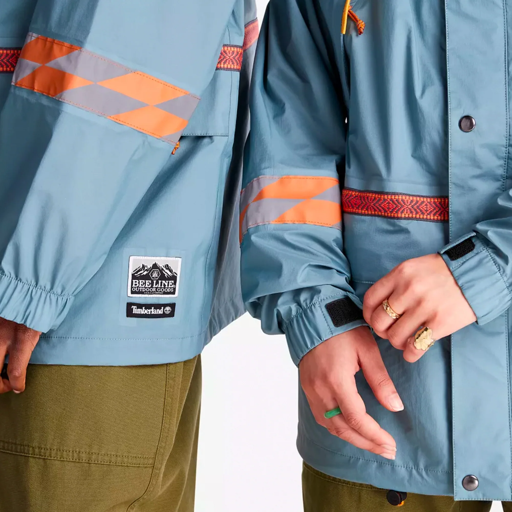 Timberland x Beeline Mens 3 Layer Parka 'Arctic' - Image 4