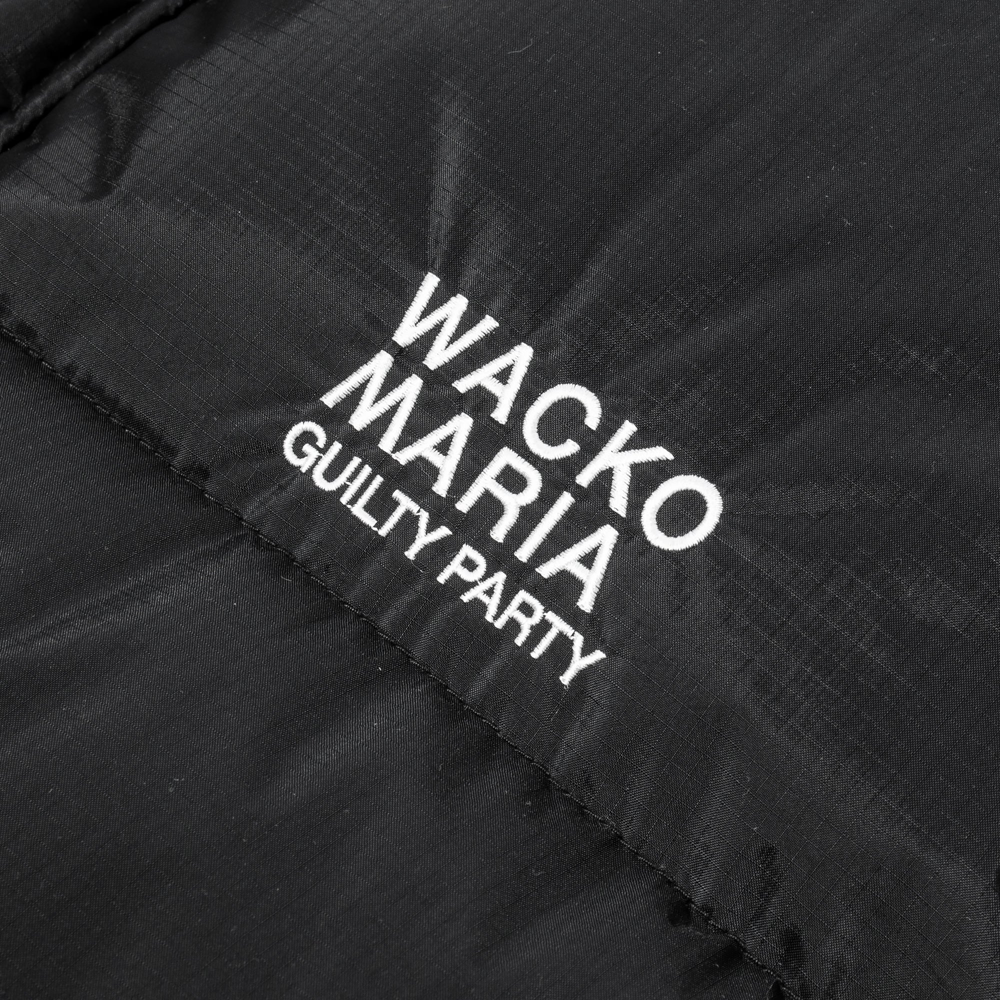 Wacko Maria Mens Down Jacket 'Black' - Image 3