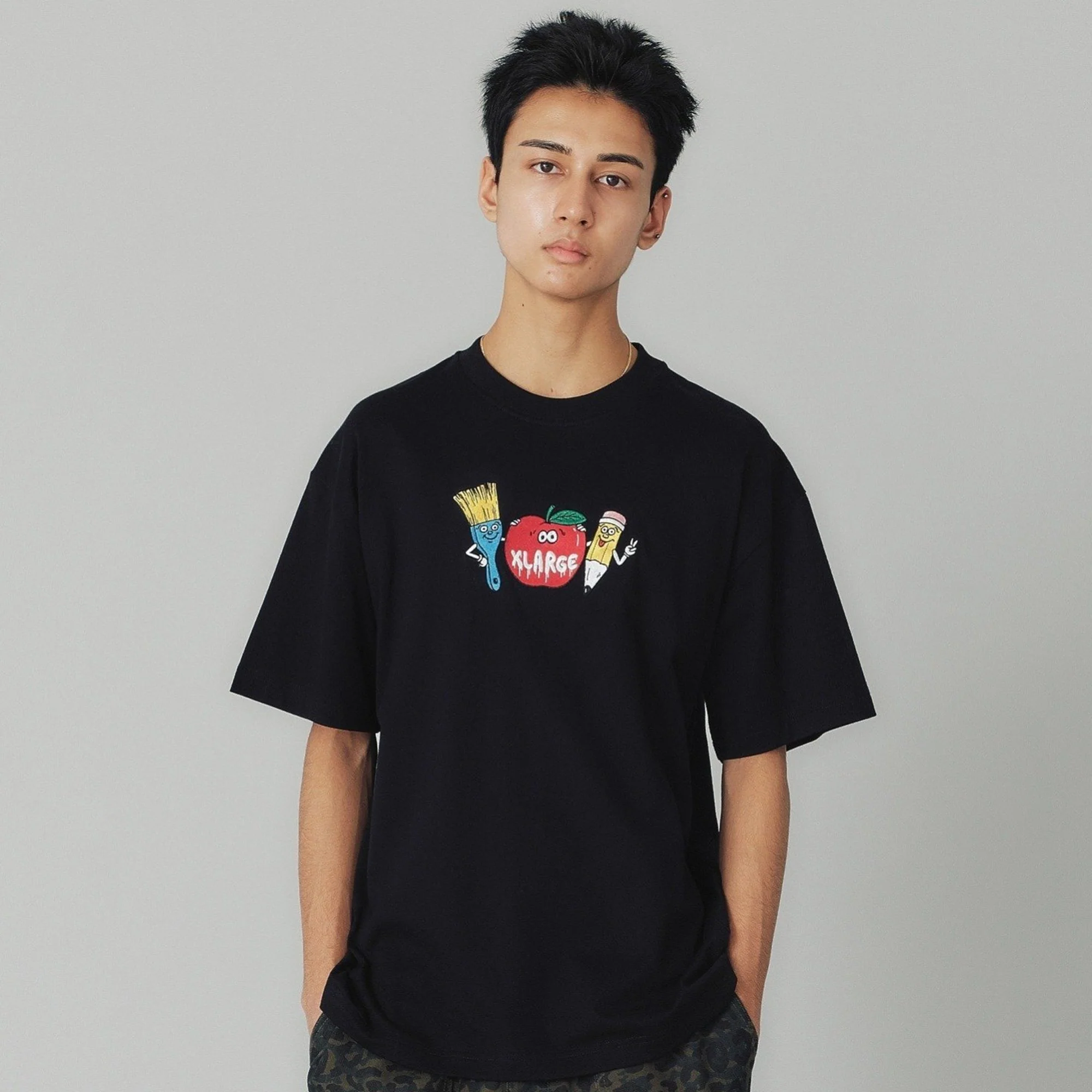 X-Large Mens Paint Logo SS Tee - Image 2